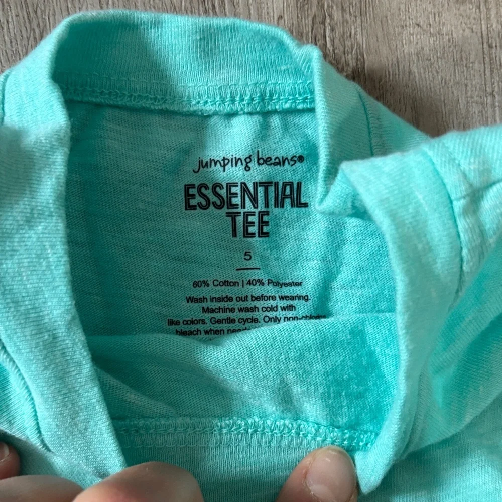 Jumping Beans Light teal/aqua Polo and Tee Set - Picture 3 of 3